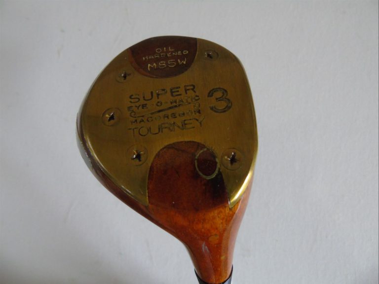 MACGREGOR TOURNEY SUPER EYE-O-MATIC M85W 3 WOOD STIFF - SOLD | New And Used Golf Clubs - Est. 1985